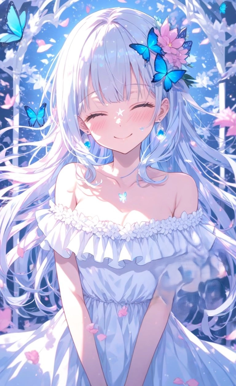 ảnh anime nữ xinh đẹp phong cách học đường 