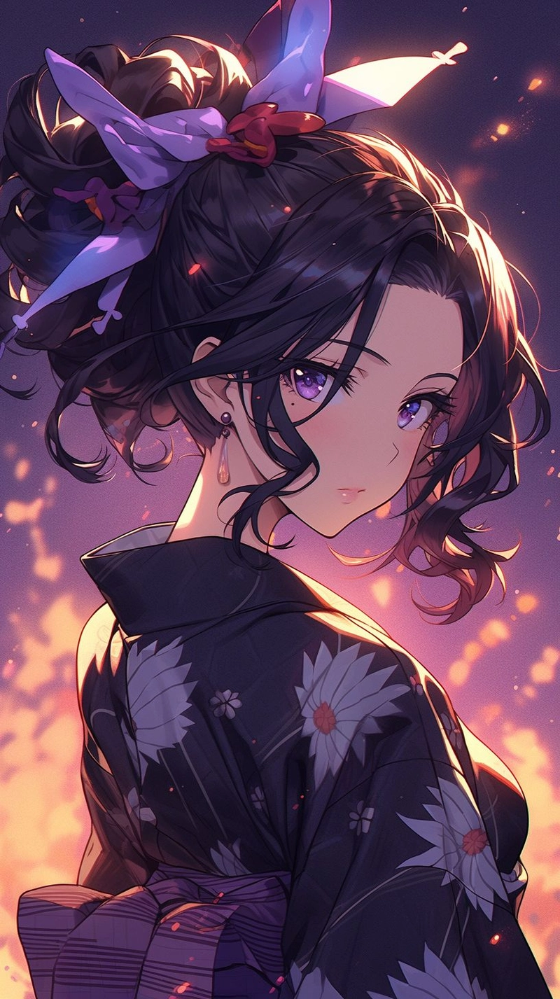 ảnh anime nữ đẹp nhất kiểu nghệ thuật 