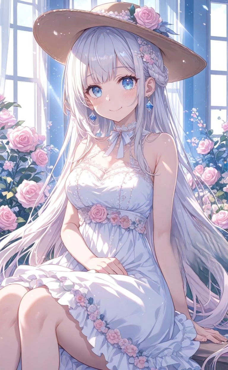 ảnh anime nữ xinh cute mặt ngơ 