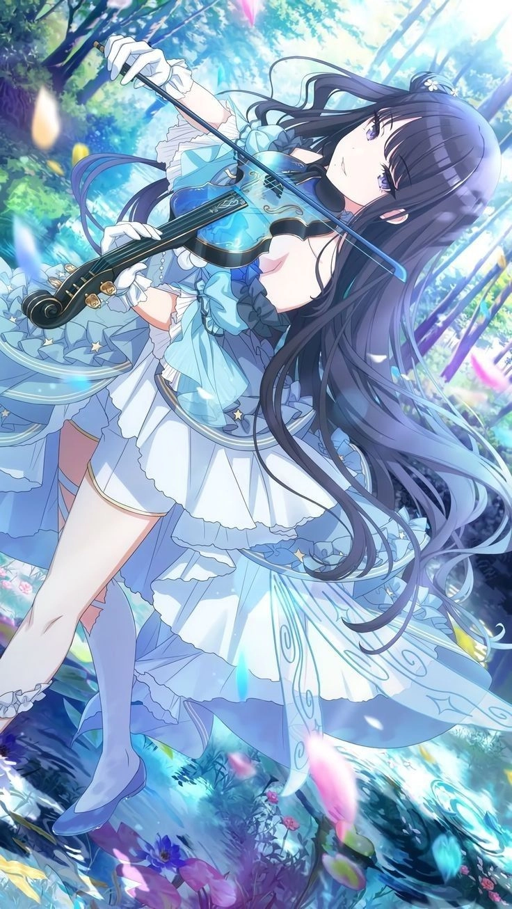 ảnh anime nữ xinh đẹp ánh mắt cuốn hút 