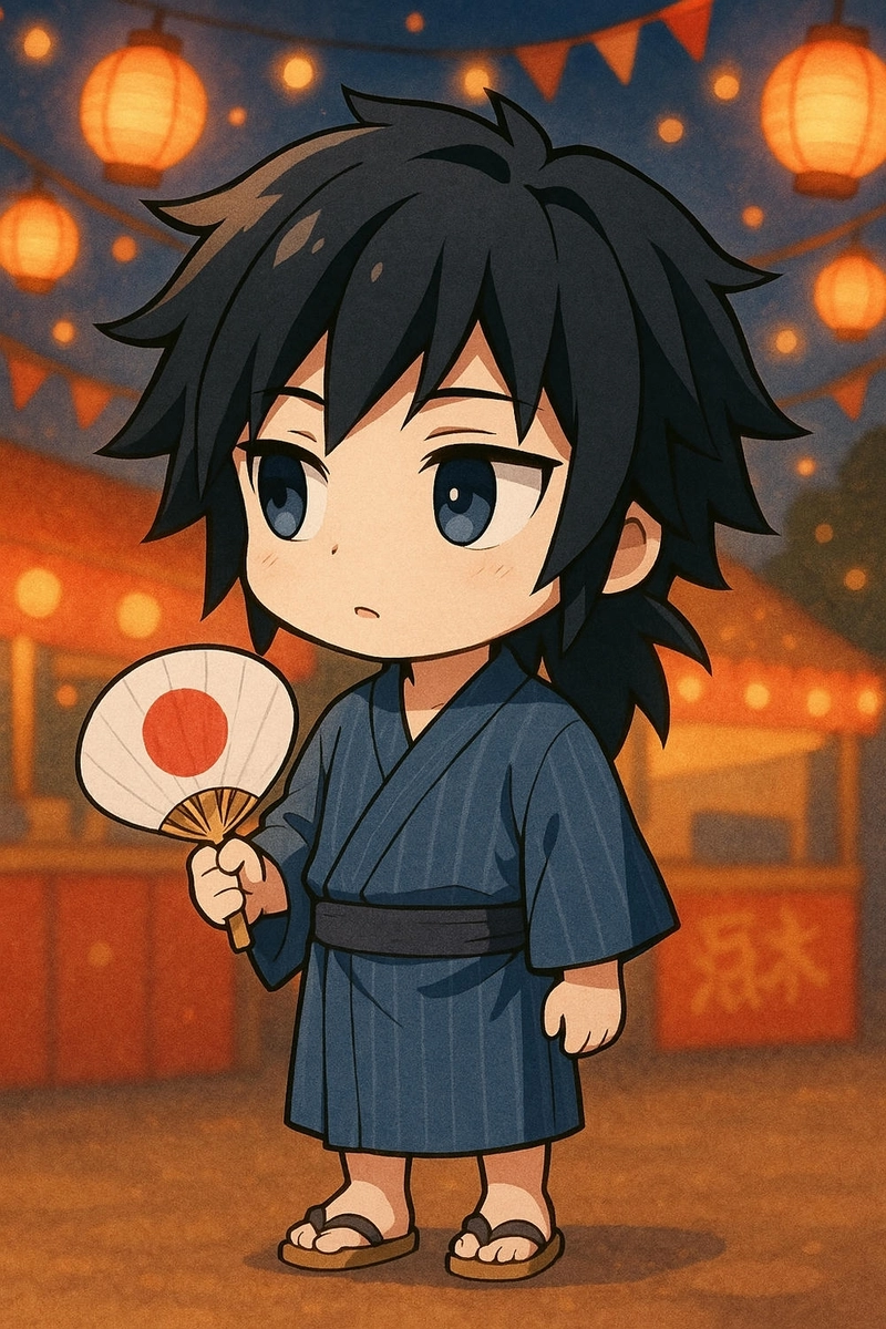 ảnh tomioka giyuu dạng chibi