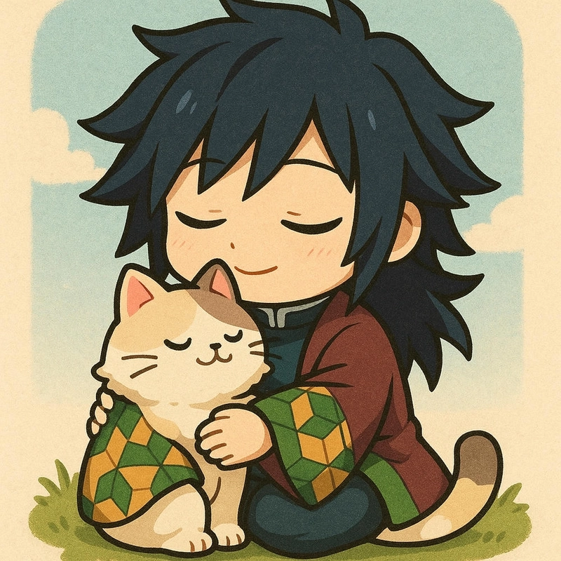 giyuu chibi phong cách kawaii