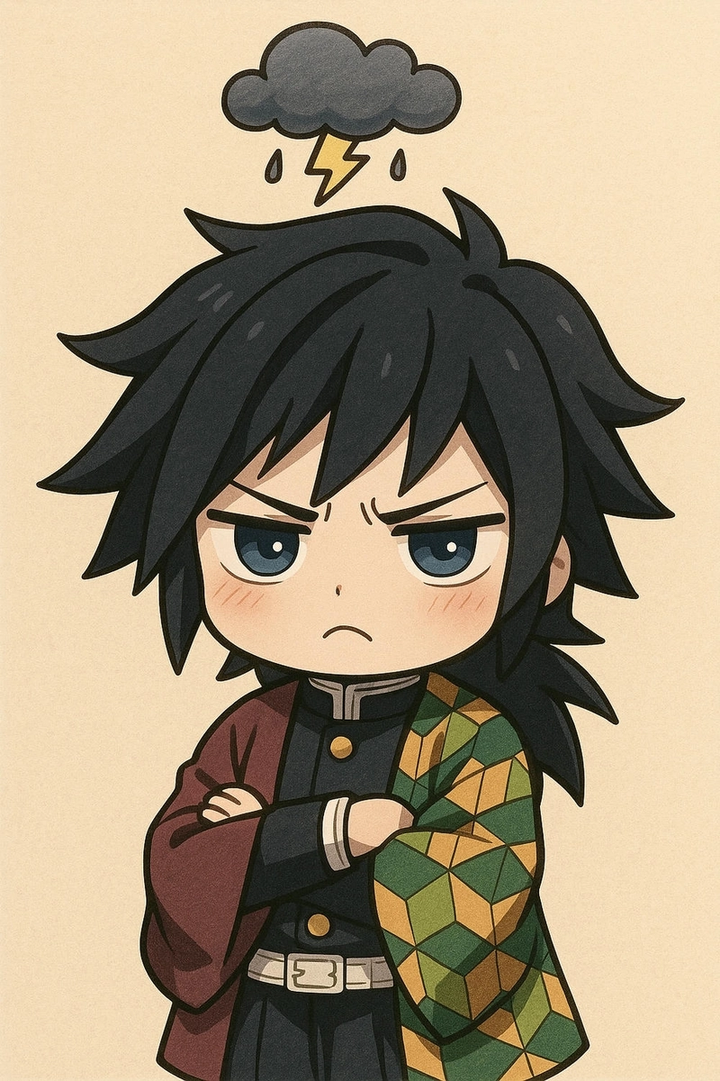 ảnh anime chibi giyuu