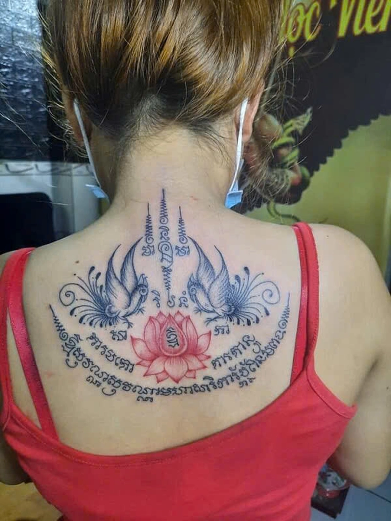 hình xăm bùa may mắn hút tài lộc