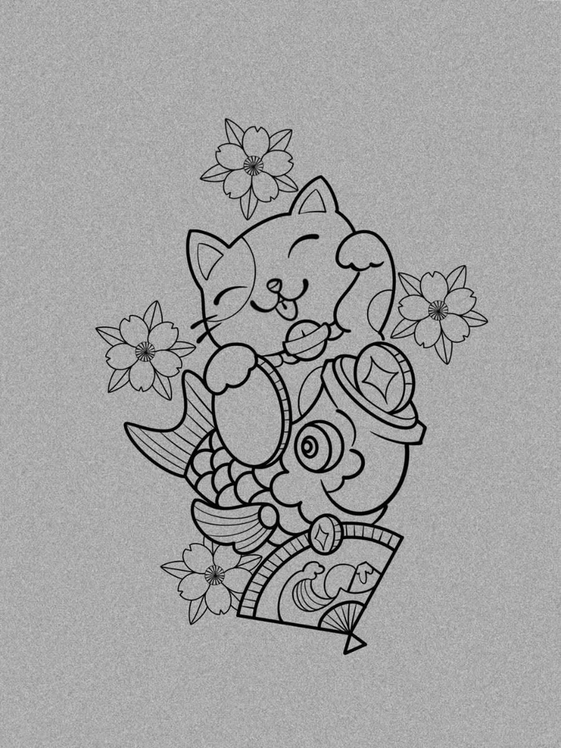 tattoo phong thủy may mắn