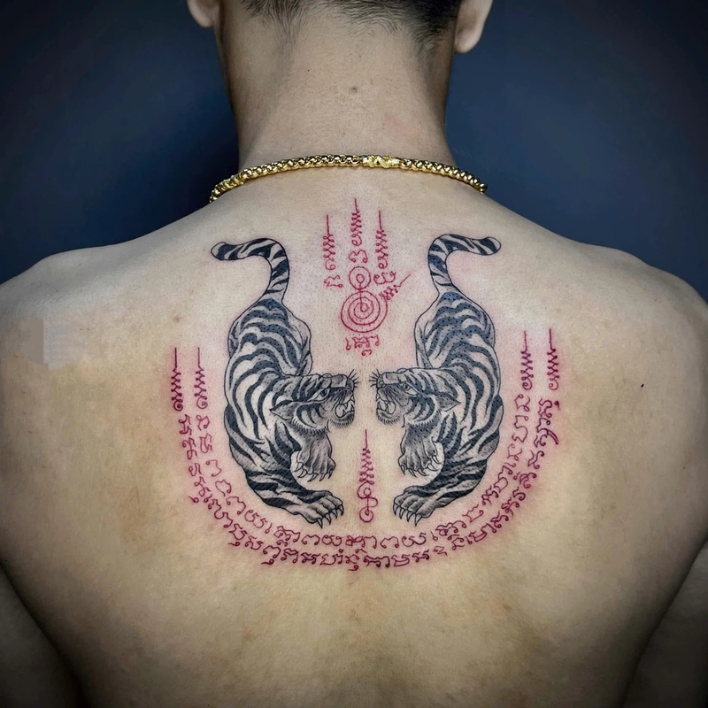 tattoo bùa hộ thân