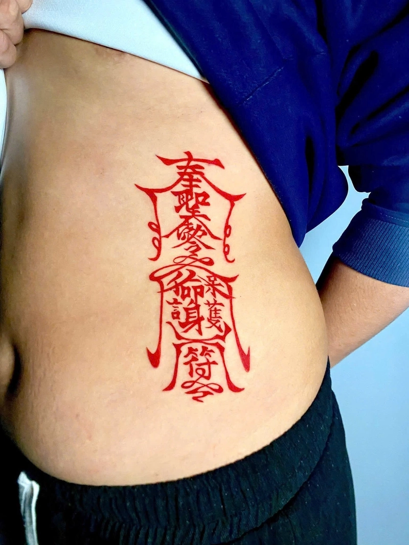 hình xăm bùa thái may mắn